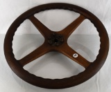 Wooden steering wheel 18