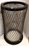 Glass cylinder for visible gas pump, CRACKED