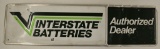 Interstate Batteries authorized dealer sign