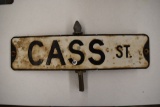 Cass St road sign