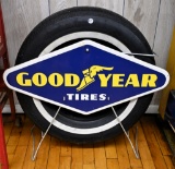 Goodyear Tire display with tire