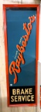 Raybestos Brake Service embossed sign,