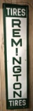 Remington embossed tire sign, 60