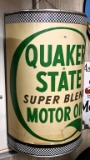 Quaker State super blend motor oil lighted,