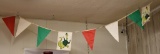 Sinclair station pendant banner with Dino,