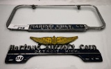 2 License plate toppers- Marine Chevy Co.