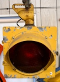 Single red stop light, 11