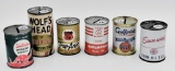 (6) Oil can banks- Wolf's Head, Sinclair, Sohio,