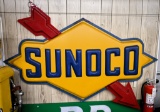 Sunoco station sign, plastic, 58