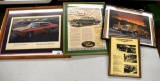 4 Automobile photographs, 3 GTO