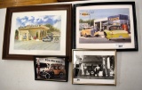 4 Service station prints