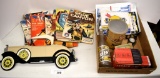 Gasoline stickers, ACES comic books, Phillips 66