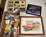 Car show plaques and GTO pictures