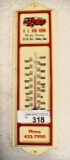 A.L. Van Horn Marathon Distributor thermometer