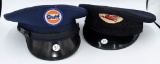 Mobile Oil & Gulf service station hats