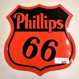 Contemporary Philips 66 die cut sign, 14