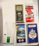 Maps and map holder, & Texaco advertising