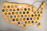 United States bottle cap collection