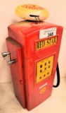 Red Star gas pump phone, top broken, 20