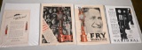 Fry and National pump advertising cut outs from