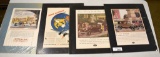 Ford and Airplane advertising cut outs from