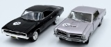 Dodge Challenger & Pontiac GTO diecast cars