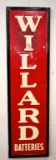 Embossed Willard battery sign, self frame16