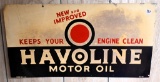 Havoline Motor Oil double sided advertising sign