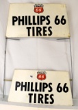 (2) Phillips 66 tire displays