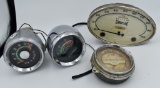 (4) Instrument gauges- Hudson, Pontiac