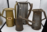 (4) Oil fillers, 1 qt - 5 qt