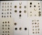 6 Cards English Birchcroft China buttons
