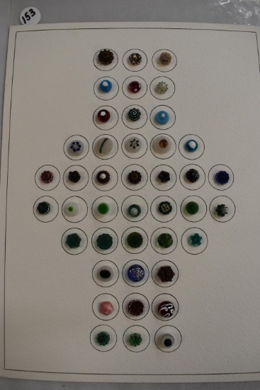 1 Card Division 1 glass swirl backs in multiple
