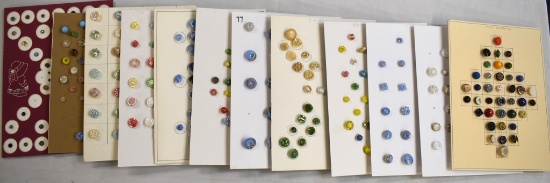 12 Cards moonglow in different colors & sizes,