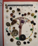1 Card acorn buttons, asst materials