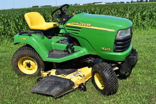 2002 John Deere X475 all wheel steer 54" cut