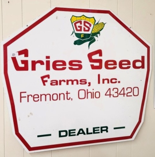 Gries Seed Farms, Fremont Ohio sign,