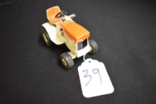 John Deere 140 orange patio series tractor