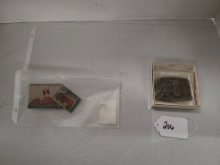 Farmall Advertising Patches and Belt Buckle Set