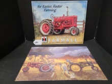 Farmall and Tractor Metal Signs