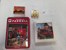 Farmall Collectibles Lot Puzzle Cards Pin Model