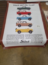 International Harvester Scout Advertising banner