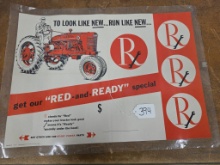 International Harvester 'Red-and-Ready' Poster