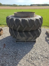 Maxitrac Tractor Tires with Rims