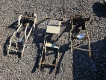 Three Metal Mechanical Wheel Chocks