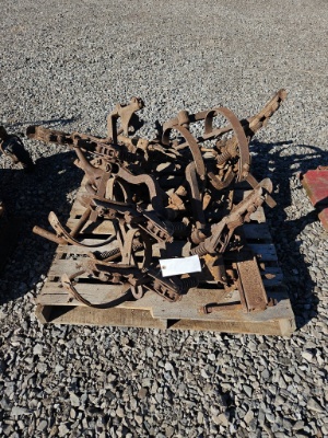 Pallet of Assorted Rusted Steel Animal Traps