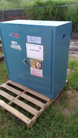 BLUE FLAMMABLE LIQUID STORAGE CABINET
