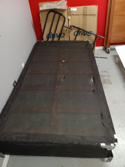 BED FRAME WITH SIDE RAILS
