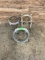 (3) Count Bowl Trucks/Carts