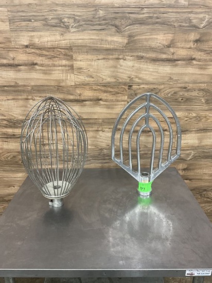 (2) Count 80qt Mixer Attachments